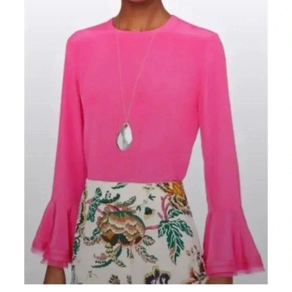 Tory Burch Tops - Tory Burch Fuchsia Blouse